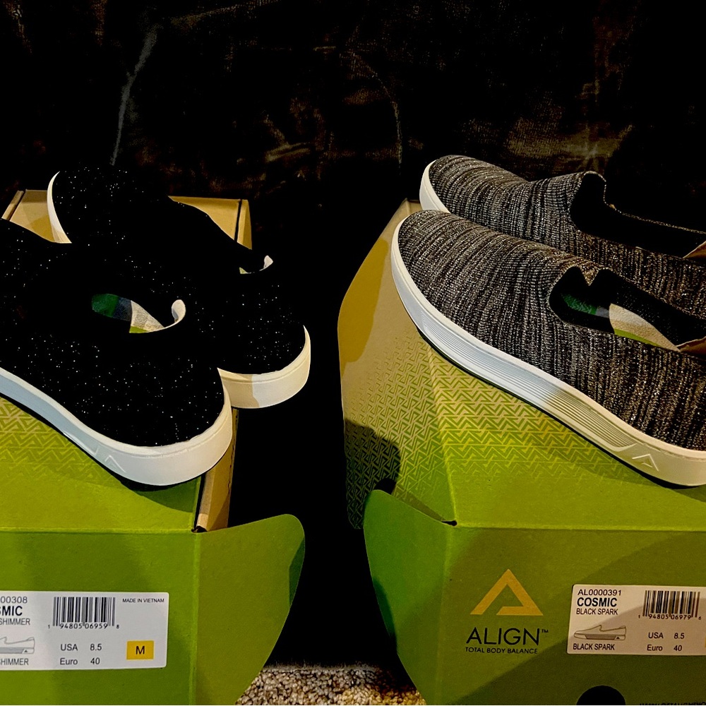 2 pairs of Align Cosmic shoes NEW!! Size 8.5.